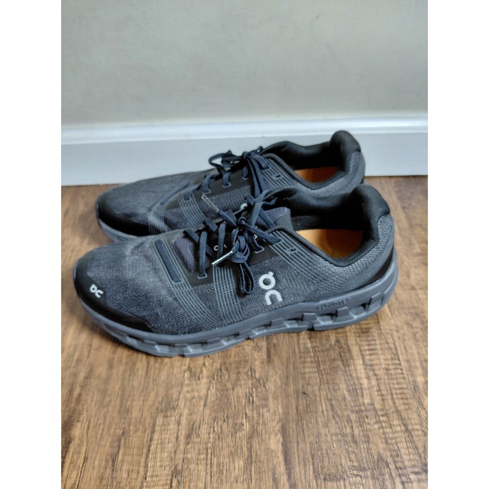 Size 11.5 - ON Cloudgo Wide Black Eclipse Men's Sneakers